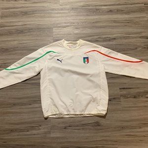 ⭐2/$20 Puma | Men's XL Italy Italia Soccer Practice Jersey Sweater from the 90's